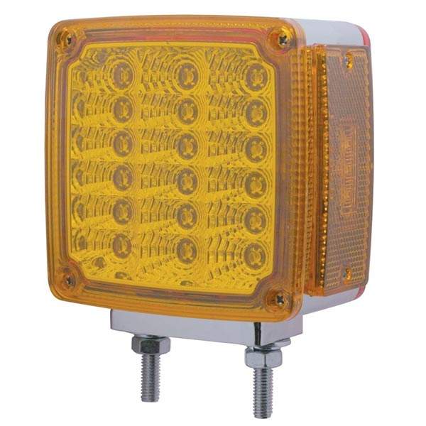 39 Amber & Red LED Reflector Double Face Turn Signal Light