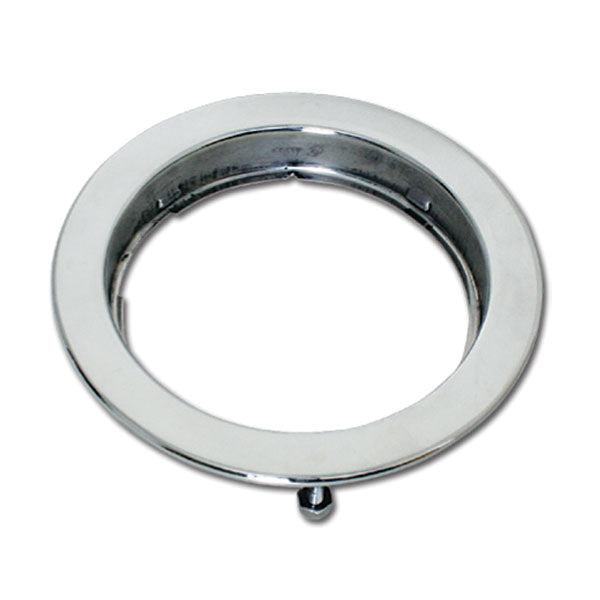 Stainless 4" Round Invisible Stud Flange Mount Rim