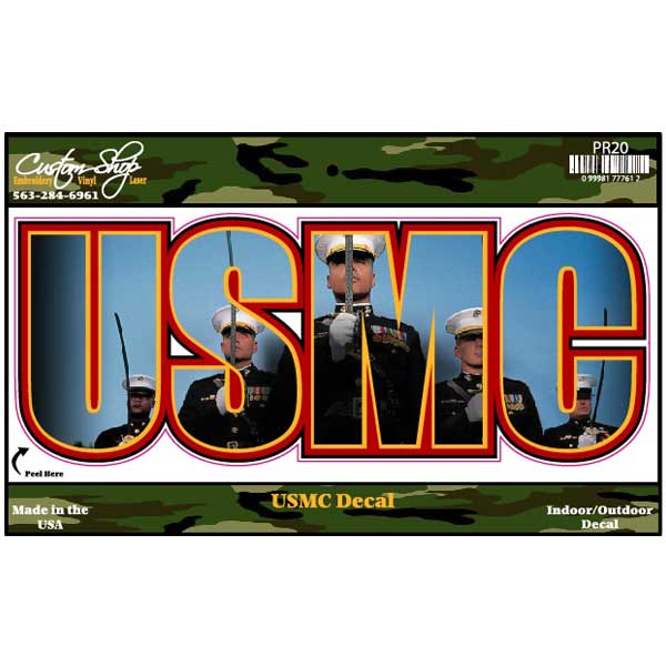 USMC Vinyl Decal