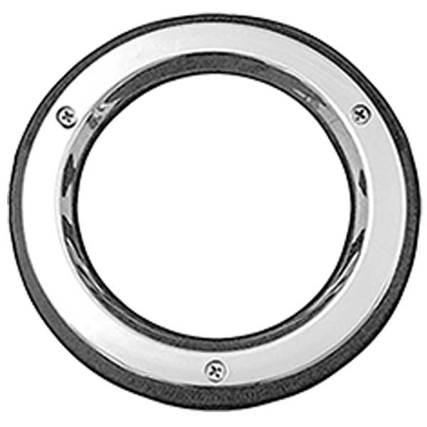 4" Chrome Plastic Bezel