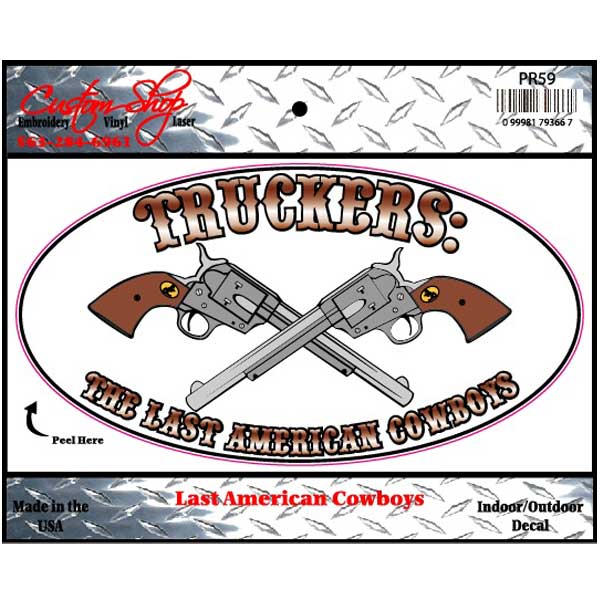 Last American Cowboy Vinyl Decal