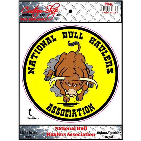 National Bull Hauler Decal