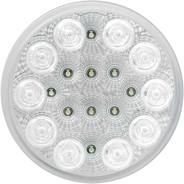 4" White 20 LED Spyder Back Up Light