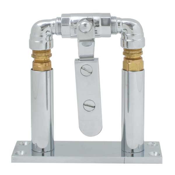 4" Chrome Air Valve Lever and Stand