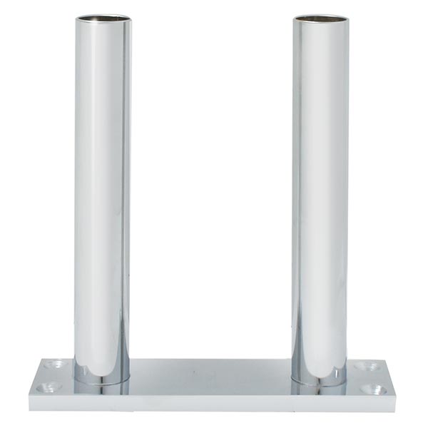 7" Chrome Air Valve Floor Mount Stand