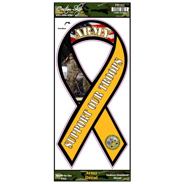 Army Ribbon Decal