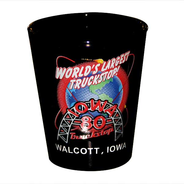 World's Largest Truckstop Iowa 80 Shot Glass