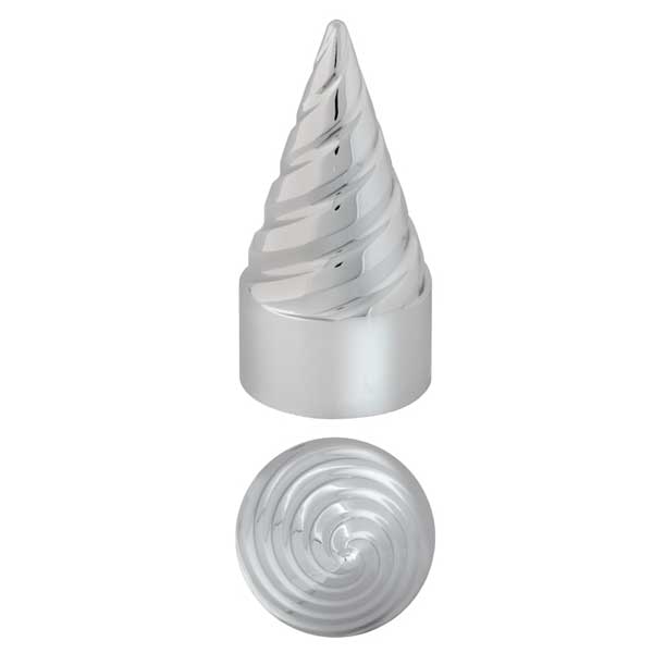 33mm Chrome L/H Twister Nut Cover - Thread On
