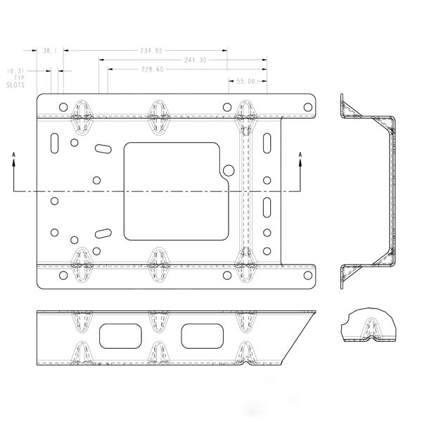 Atlas II Seat 3" Floor Riser for Volvo VN