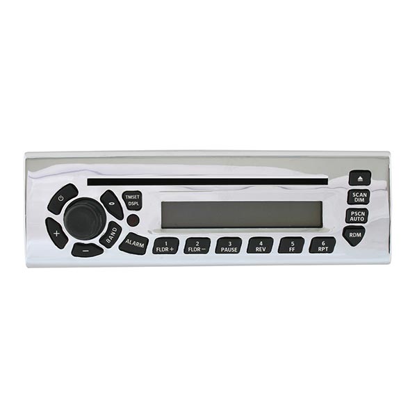Peterbilt Chrome Radio Unit Faceplate Cover
