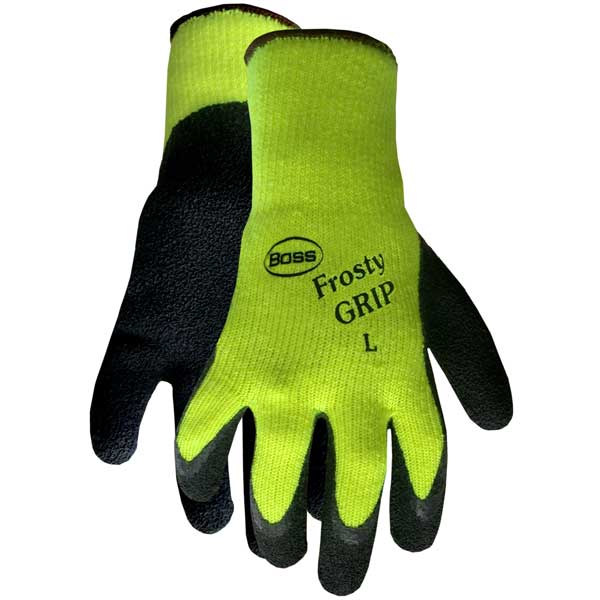 Frosty Grip High-Visibility Gloves (Large)