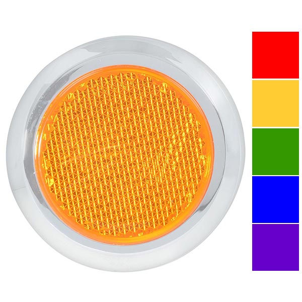 2-1/8" Reflector with Chrome Trim