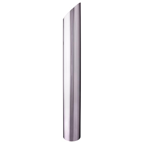 8"D x 96"L Mitered One-Piece Chrome Stack