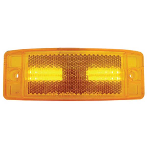 Amber 16 LED Clearance Marker Light with Reflector
