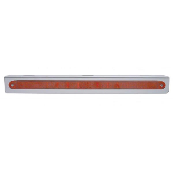12" Red 14 LED S/T/T Light with Stainless Bracket
