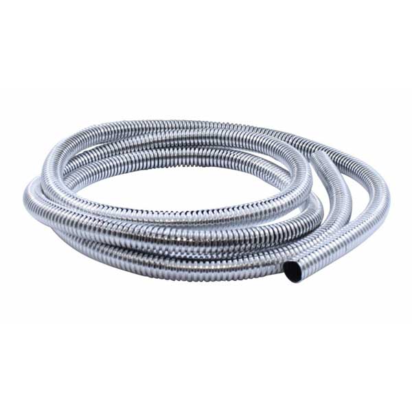 3/8" Chrome Plastic Wire Loom