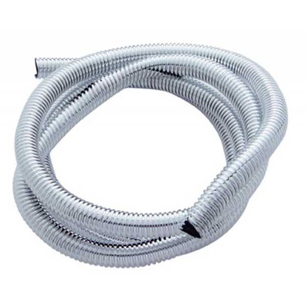 5/8" Chrome Plastic Wire Loom