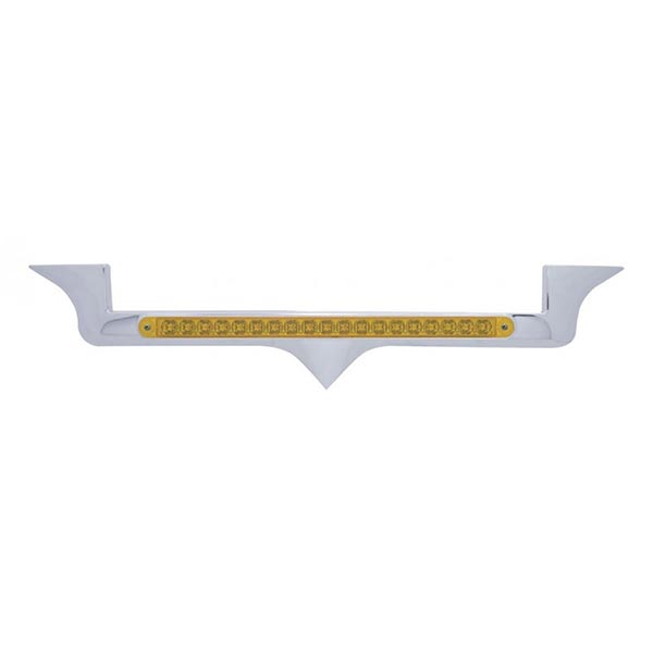 Kenworth 12" Amber 19 LED Chrome Emblem Light Bar