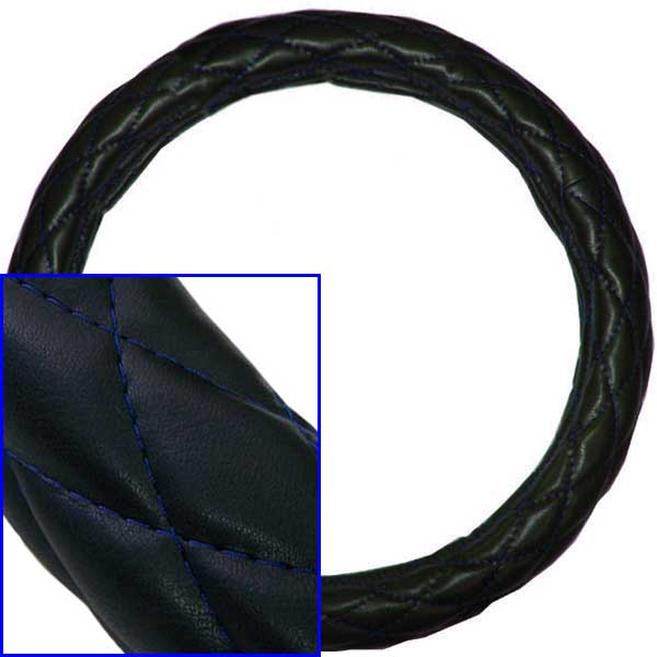 Deluxe Quilted Steering Wheel Cover 18"