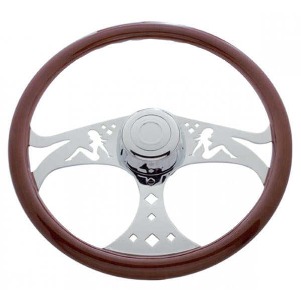 FL 1989-2009 Sitting Lady Steering Wheel 18"