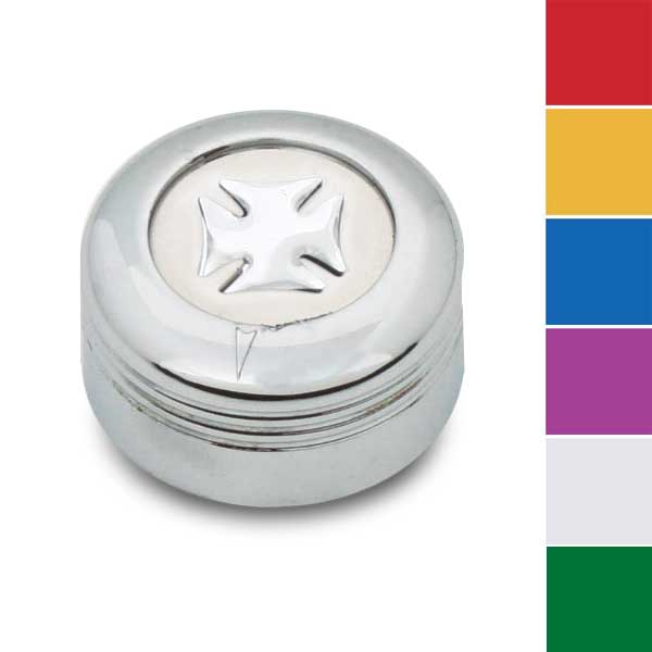 Peterbilt Chrome AC/Heater Knob with Maltese Cross