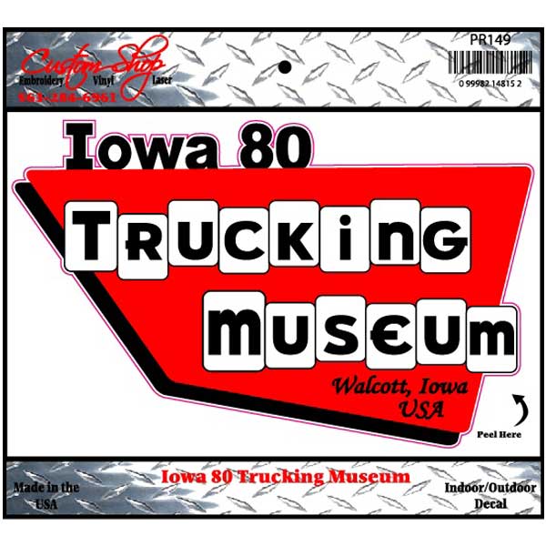 Iowa 80 Trucking Museum Decal