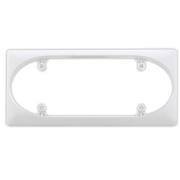 White Bezel for Double Pancake Dome Light