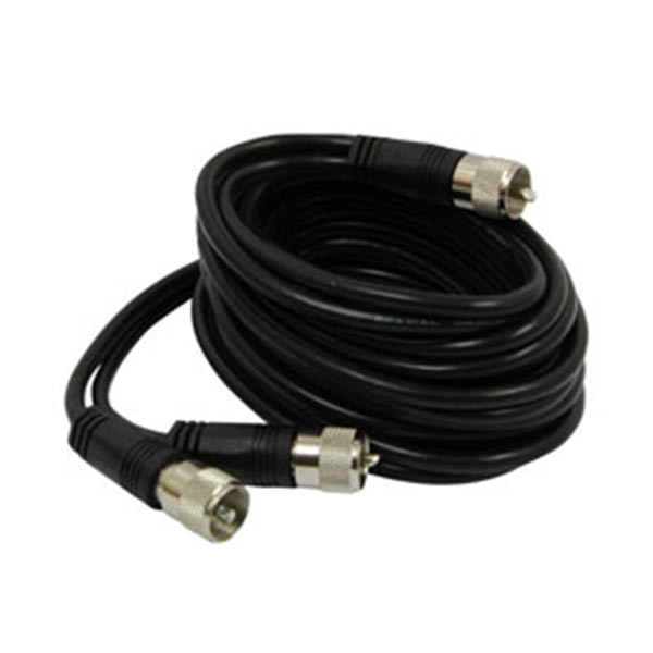 12' CB Antenna Coax Cable with PL-259 Connectors