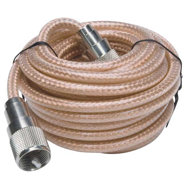 12' CB Antenna Mini-8 Coax Cable