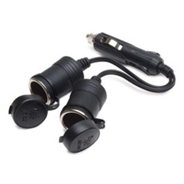 2 Outlet Fused Cigarette Lighter Adapter w/ Cord