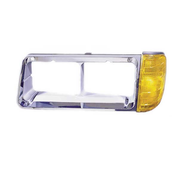 Freightliner FLD Headlight Bezel with Turn Signal