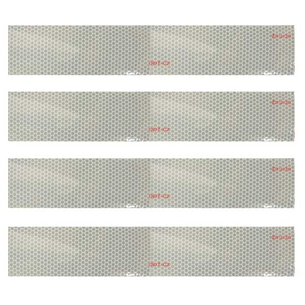 Conspicuity White Reflective Tape Set 4PK