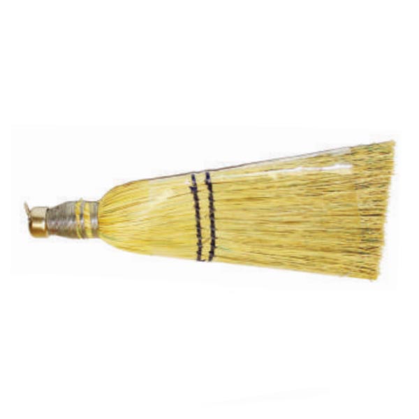10" Corn Bristle Whisk Broom