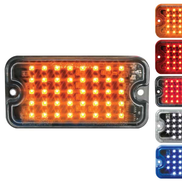3" 40 LED Ultra Thin 8 Flash Strobe Light