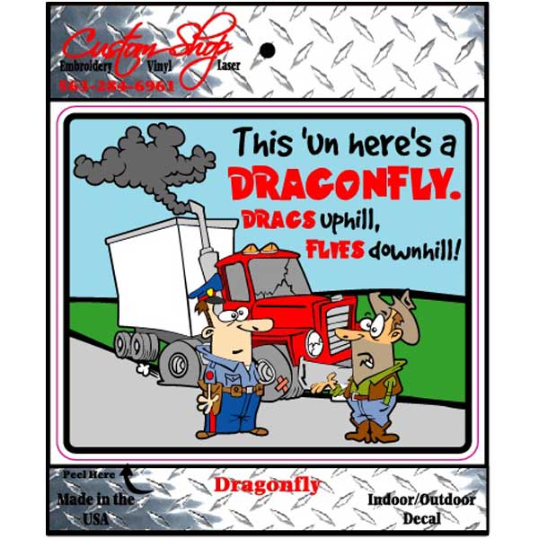 Dragonfly Decal