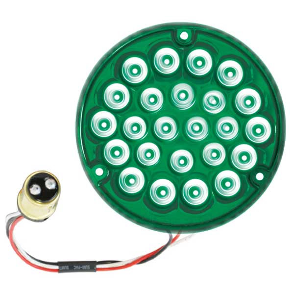 4" Round Pearl LED Light with 1157 Plug