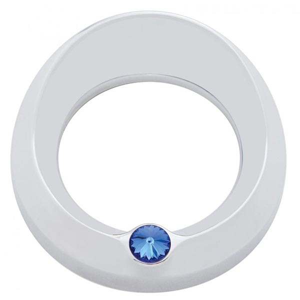 Speedometer/Tachometer Gauge Cover with Visor and Jewel for Freightliner, Peterbilt