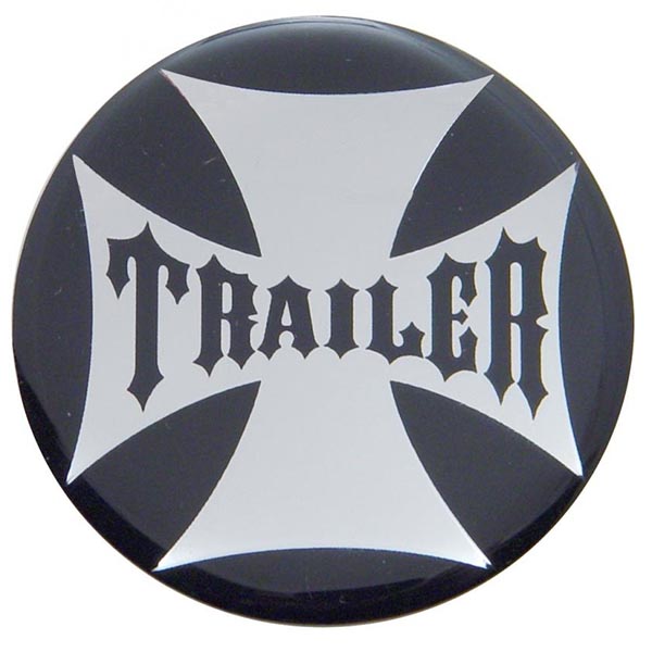 "Trailer" Maltese Cross Air Valve Knob Sticker