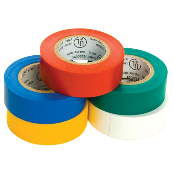 30' Colored Electrical Tape 5PK