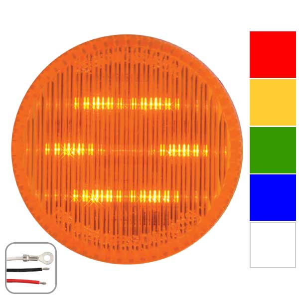 2" Round Dual Function LED Light