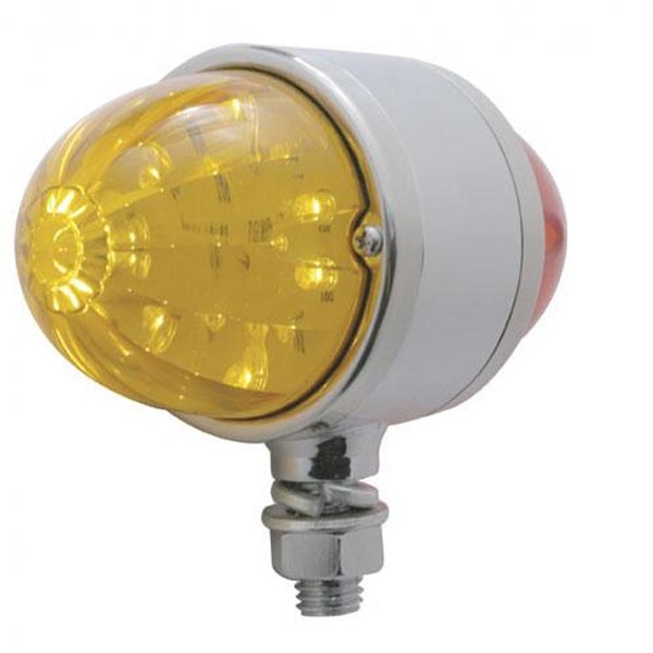17 Amber & 17 Red LED Watermelon Double Face Light