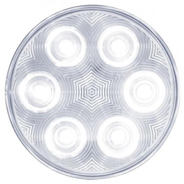 4" White 6 LED Back-Up Light