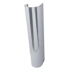 10"D x 48"L 180 Degree Aerodynamic SS Muffler Guard