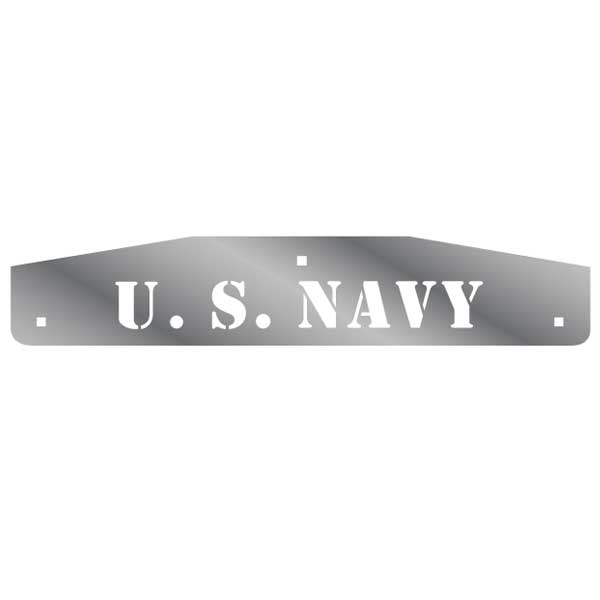 SS US Navy Mud Flap Weights w/Back Plates (PR)