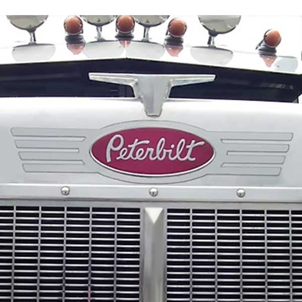 Peterbilt Indian Feathers Grill Emblem Trim