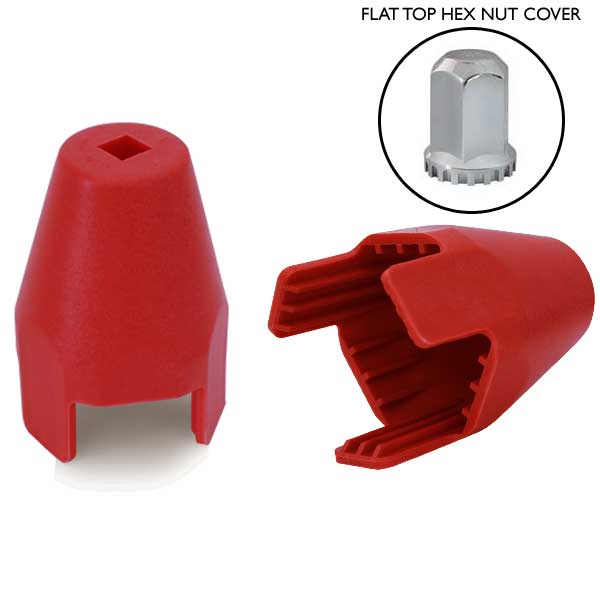 Nut Cover Tool for Flat Hex Lock Tab Axle Covers