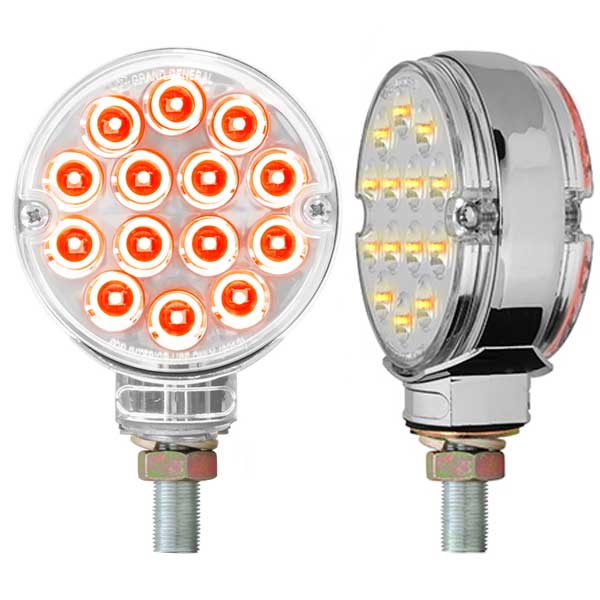 3" Pearl Round Double Face LED Light