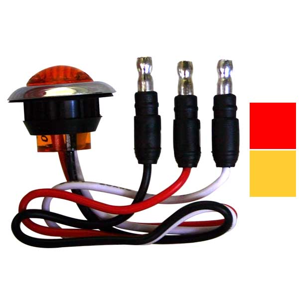 1-3/16" Dual Function Mini Button LED Light