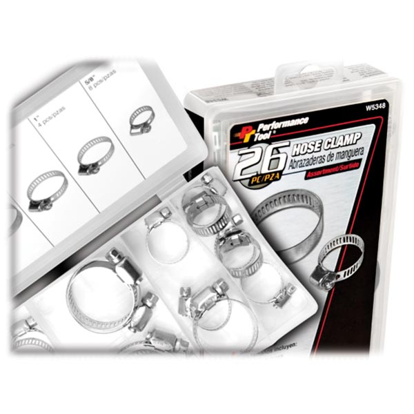 26 Piece Hose Clamp Assortment