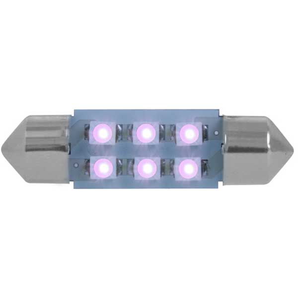 211 6 LED Dome Light Bulbs 36mm (PR)